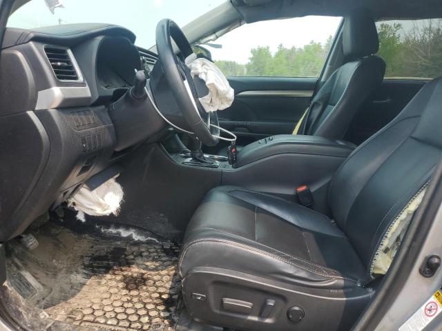 5TDJKRFH6GS258319 - 2016 TOYOTA HIGHLANDER XLE SILVER photo 7