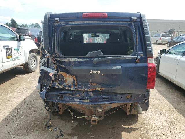 1J8HG48N56C212561 - 2006 JEEP COMMANDER BLUE photo 6