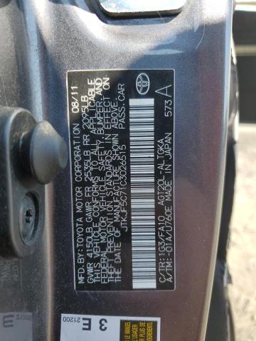 JTKJF5C71C3026515 - 2012 TOYOTA SCION TC Boz foto 12