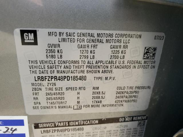 LRBFZPR48PD185480 - 2023 BUICK ENVISION ESSENCE Gri fotoğraf 13