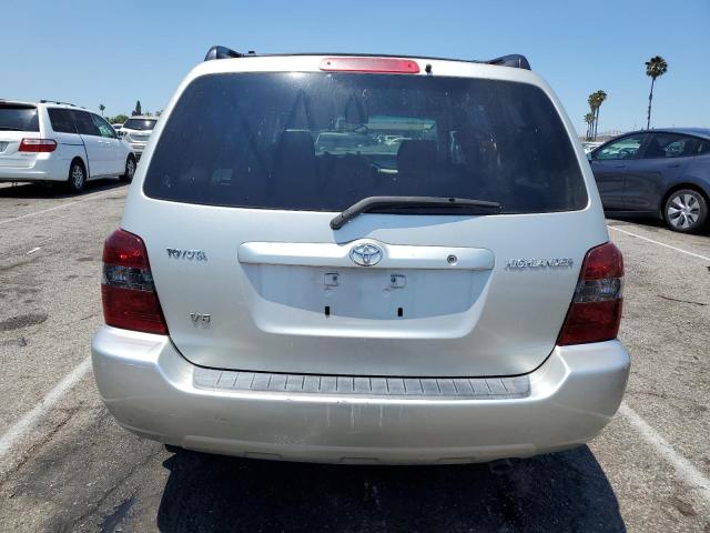 JTEDP21A740015760 - 2004 TOYOTA HIGHLANDER BASE SILVER photo 6