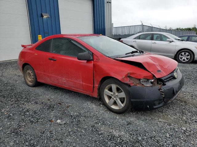 2HGFG12337H011181 - 2007 HONDA CIVIC DX-G RED photo 4