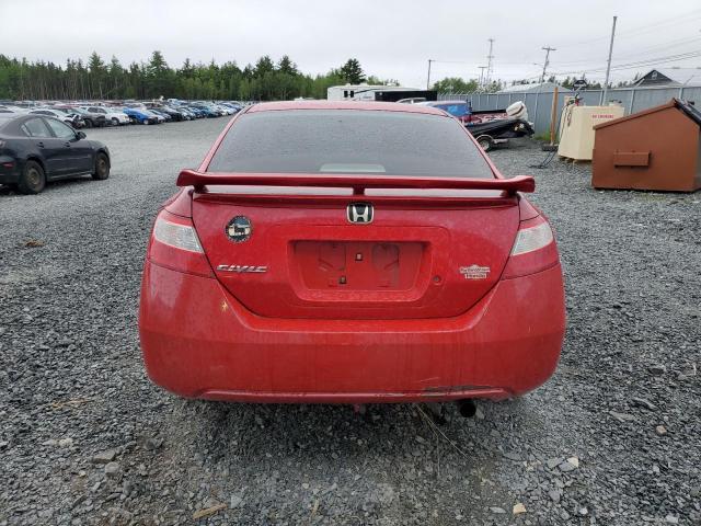 2HGFG12337H011181 - 2007 HONDA CIVIC DX-G RED photo 6