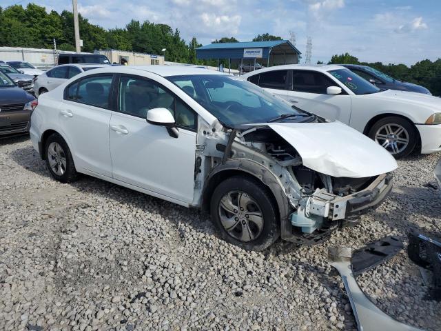 19XFB2F58DE065288 - 2013 HONDA CIVIC LX WHITE photo 4