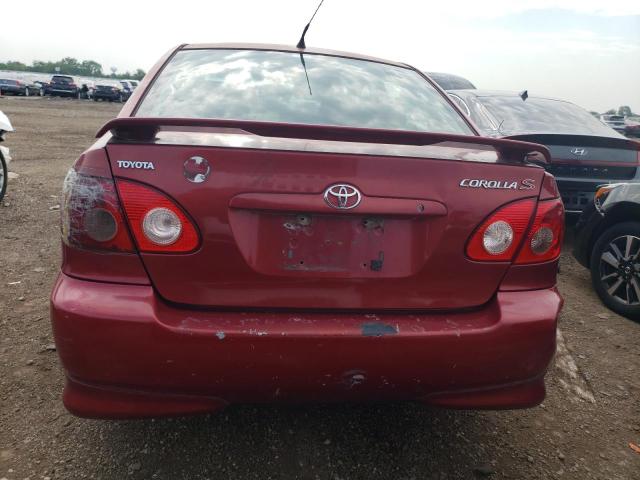 1NXBR32E26Z605627 - 2006 TOYOTA COROLLA CE 红色 照片 6
