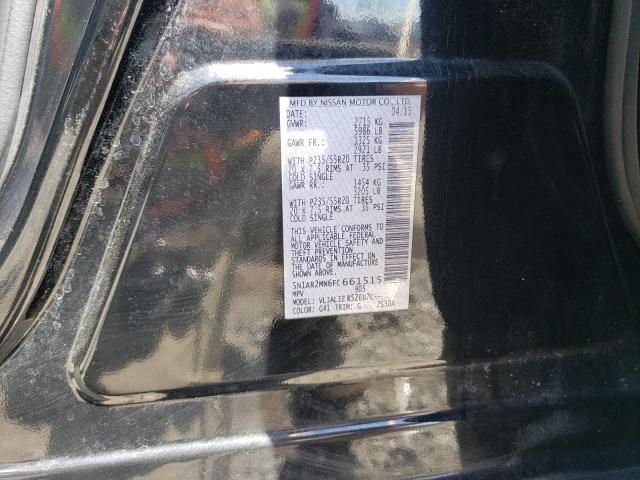 5N1AR2MN6FC661515 - 2015 NISSAN PATHFINDER S BLACK photo 14
