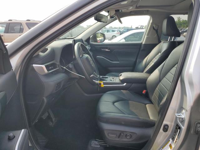 5TDKDRBHXPS036998 - 2023 TOYOTA HIGHLANDER L SILVER photo 7