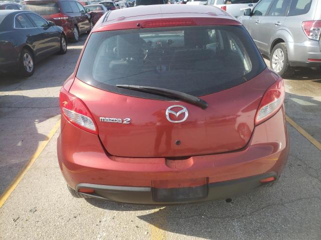 JM1DE1KZ4E0186413 - 2014 MAZDA MAZDA2 SPORT RED photo 6