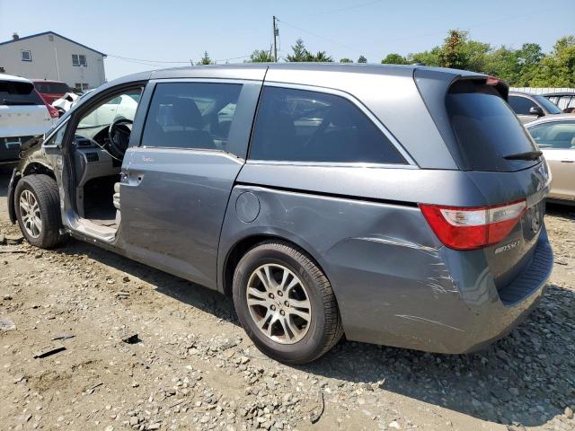 5FNRL5H63CB024514 - 2012 HONDA ODYSSEY EXL GRAY photo 2