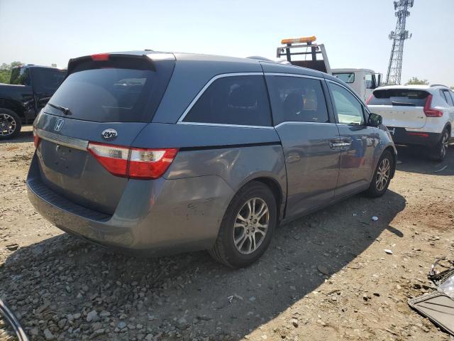 5FNRL5H63CB024514 - 2012 HONDA ODYSSEY EXL GRAY photo 3