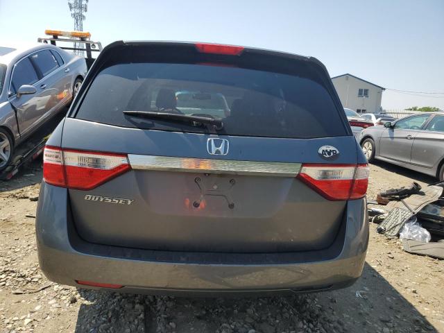 5FNRL5H63CB024514 - 2012 HONDA ODYSSEY EXL GRAY photo 6
