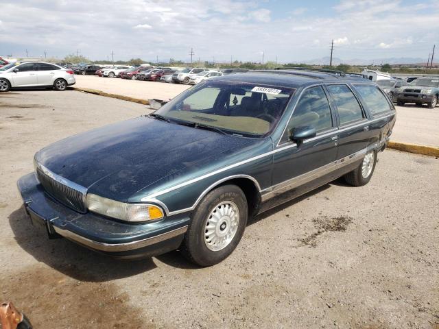 1G4BR82P7RR421953 - 1994 BUICK ROADMASTER ESTATE GREEN photo 1