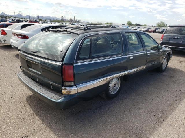 1G4BR82P7RR421953 - 1994 BUICK ROADMASTER ESTATE GREEN photo 3