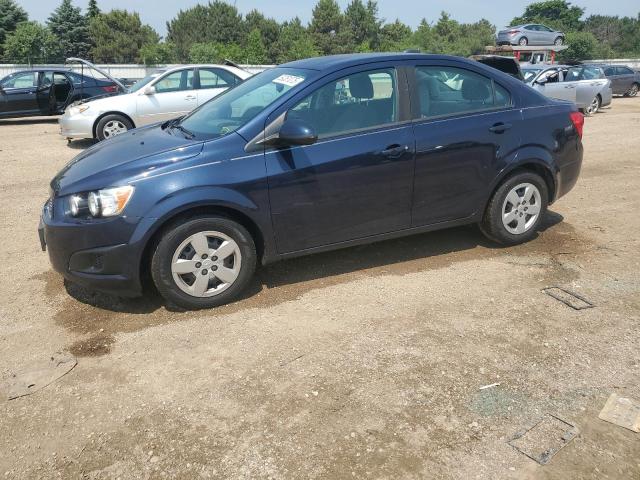 1G1JA5SH0F4165087 - 2015 CHEVROLET SONIC LS BLUE photo 1