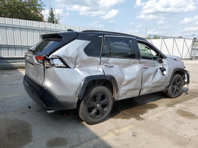 JTMEWRFV4KD508480 - 2019 TOYOTA RAV4 XSE SILVER photo 3