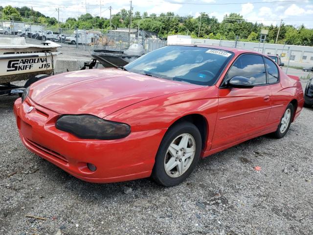 2G1WX12KX49447076 - 2004 CHEVROLET MONTE CARL SS RED photo 1