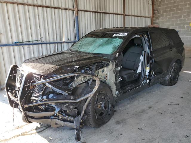 1FM5K8AB8MGA18494 - 2021 FORD EXPLORER POLICE INTERCEPTOR BLACK photo 1