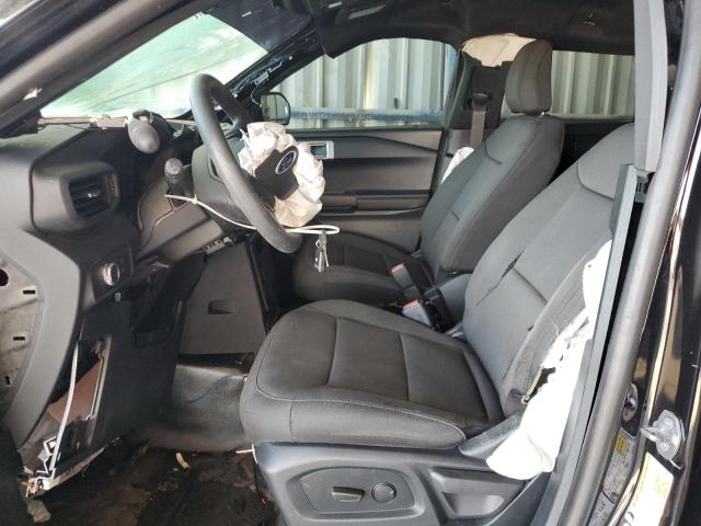 1FM5K8AB8MGA18494 - 2021 FORD EXPLORER POLICE INTERCEPTOR BLACK photo 7