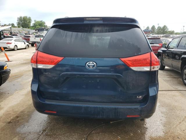 5TDKK3DCXCS219185 - 2012 TOYOTA SIENNA LE BLUE photo 6