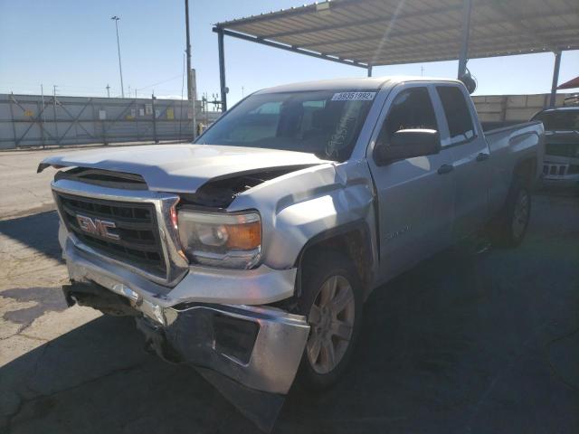 1GTV2TECXFZ426447 - 2015 GMC SIERRA K15 SILVER photo 2