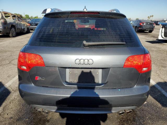 WAUUL78E98A105057 - 2008 AUDI S4 AVANT QUATTRO GRAY photo 6