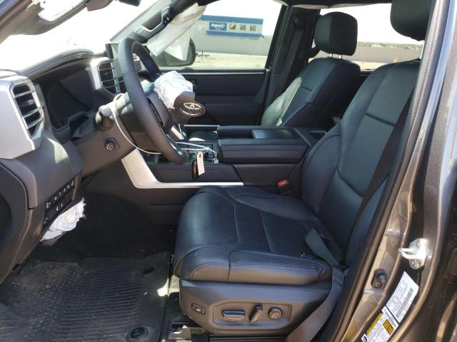 5TFNA5DB5PX100334 - 2023 TOYOTA TUNDRA CREWMAX PLATINUM 灰色 照片 7