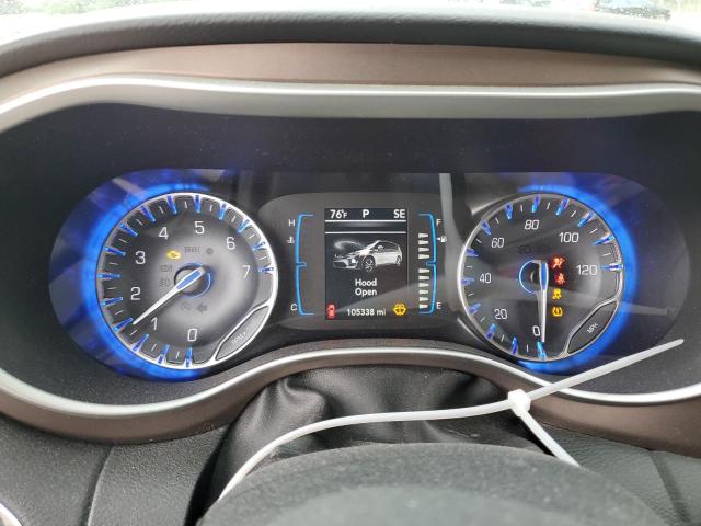 2C4RC1BG4HR509895 - 2017 CHRYSLER PACIFICA TOURING L შავი ფოტო 9