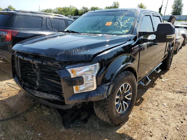 1FTFW1EF9GKE27266 - 2016 FORD F150 SUPERCREW BLACK photo 2