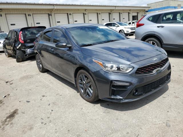 3KPF34AD5ME275550 - 2021 KIA FORTE GT LINE GRAY photo 4