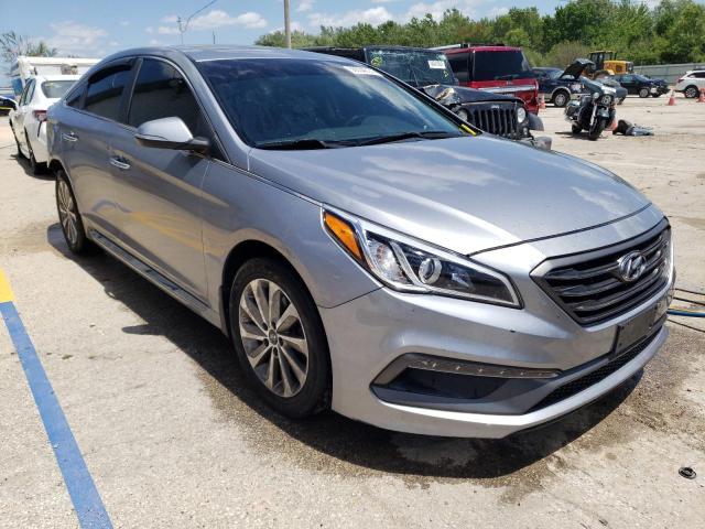 5NPE34AFXGH332483 - 2016 HYUNDAI SONATA SPORT GRAY photo 4