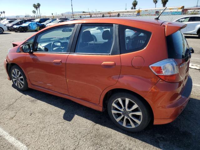 JHMGE8H56CC026151 - 2012 HONDA FIT SPORT ORANGE photo 2