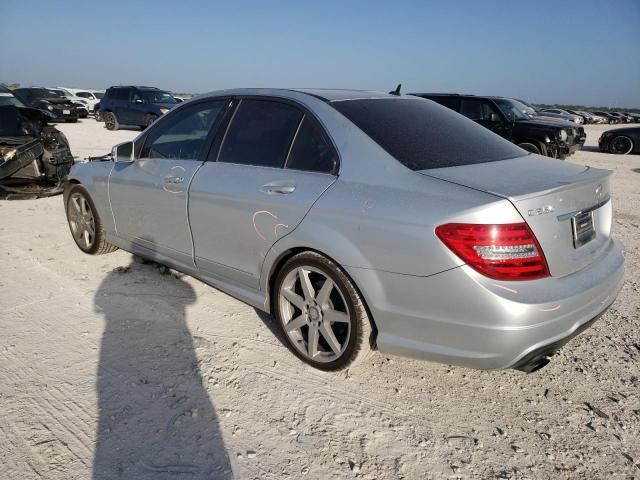 WDDGF4HB4EA964036 - 2014 MERCEDES-BENZ C 250 SILVER photo 2