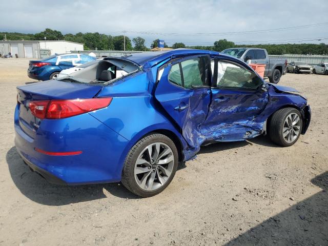 5XXGR4A76FG424975 - 2015 KIA OPTIMA SX BLUE photo 3