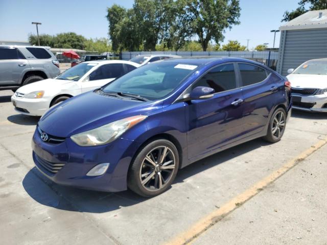 5NPDH4AE7BH042506 - 2011 HYUNDAI ELANTRA GLS BLUE photo 1