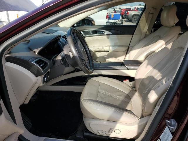 3LN6L5E96HR646253 - 2017 LINCOLN MKZ RESERVE ბურგუნდია ფოტო 7