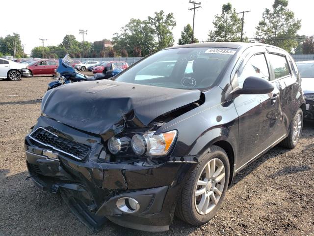 1G1JC6SH5C4147079 - 2012 CHEVROLET SONIC LS LT BLACK photo 1