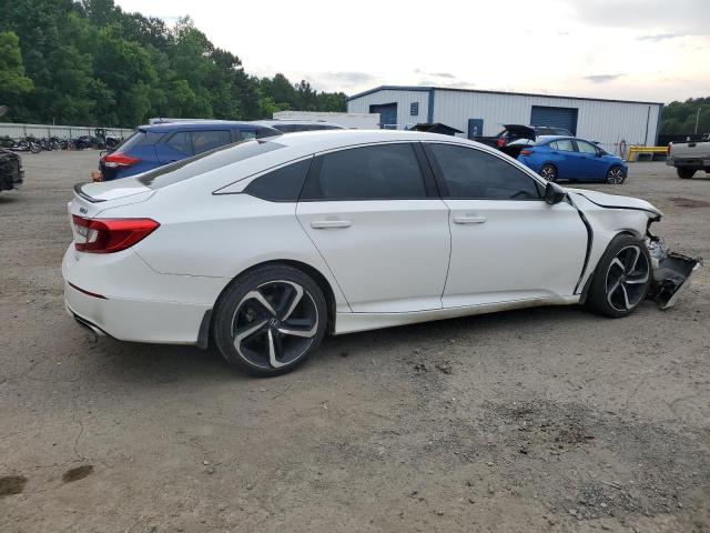 1HGCV1F37NA068143 - 2022 HONDA ACCORD SPORT WHITE photo 3