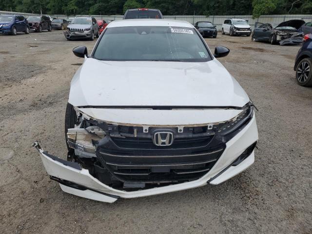 1HGCV1F37NA068143 - 2022 HONDA ACCORD SPORT WHITE photo 5