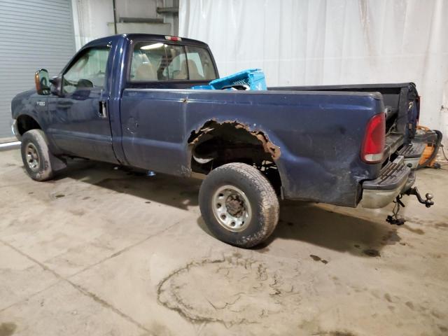 1FTSF31L53ED15899 - 2003 FORD F350 SRW SUPER DUTY BLUE photo 2