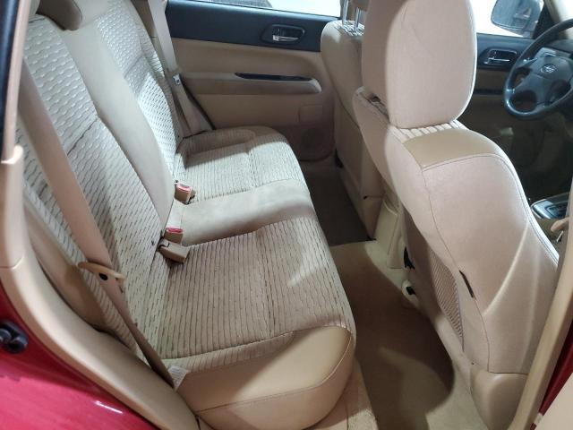 JF1SG65664H755297 - 2004 SUBARU FORESTER 2.5XS RED photo 10
