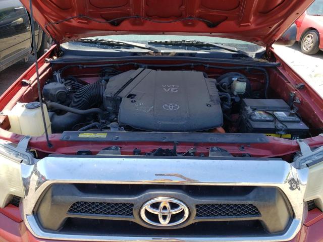 5TFJU4GN1FX066607 - 2015 TOYOTA TACOMA DOUBLE CAB PRERUNNER RED photo 11