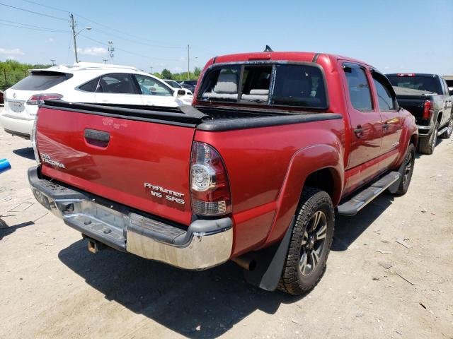5TFJU4GN1FX066607 - 2015 TOYOTA TACOMA DOUBLE CAB PRERUNNER RED photo 3