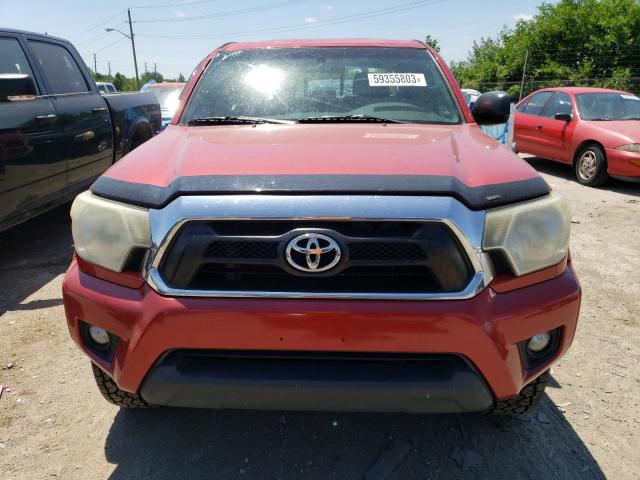 5TFJU4GN1FX066607 - 2015 TOYOTA TACOMA DOUBLE CAB PRERUNNER RED photo 5