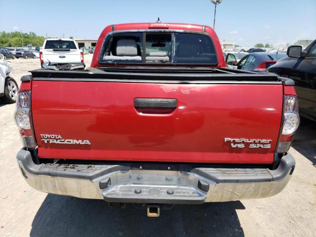 5TFJU4GN1FX066607 - 2015 TOYOTA TACOMA DOUBLE CAB PRERUNNER RED photo 6