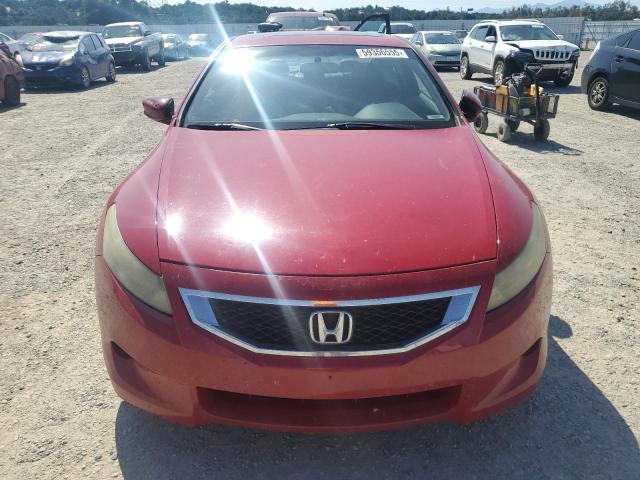 1HGCS12888A012307 - 2008 HONDA ACCORD EXL წითელი ფოტო 5