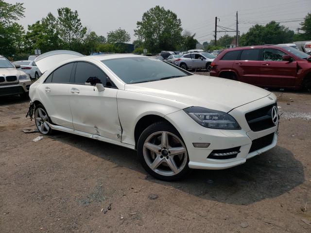 WDDLJ9BB7CA055028 - 2012 MERCEDES-BENZ CLS 550 4MATIC WHITE photo 4