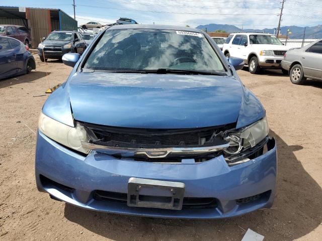 JHMFA3F25BS000311 - 2011 HONDA CIVIC HYBRID BLUE photo 5