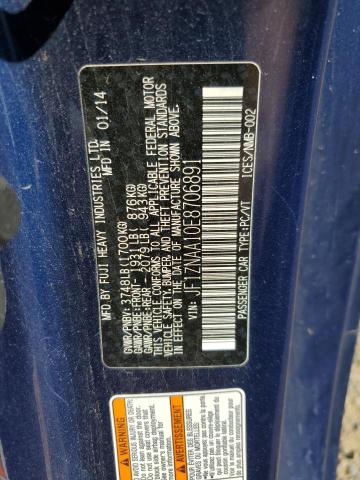 JF1ZNAA10E8706891 - 2014 TOYOTA SCION FR-S BLUE photo 13