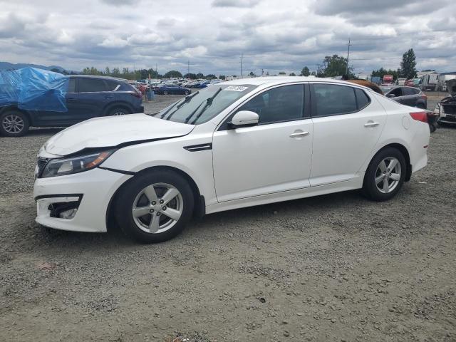 KNAGM4A79F5622563 - 2015 KIA OPTIMA LX WHITE photo 1