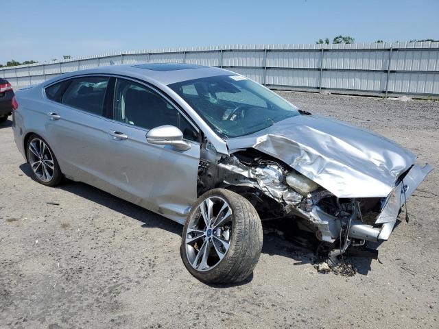 3FA6P0D93LR193270 - 2020 FORD FUSION TITANIUM SILVER photo 4